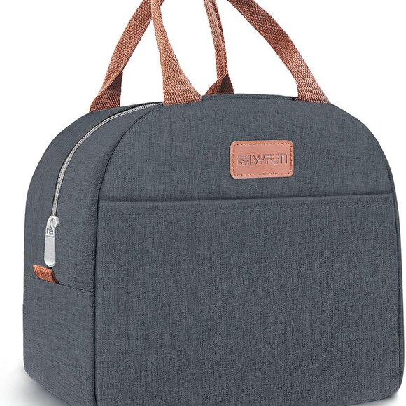 Lunch Bag for Women & Men Adult Insulated Lunch Box, Small Leakproof Cooler Food - Picture 1 of 7